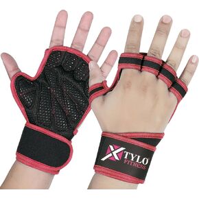 Xtylo Int Workout Gloves for Men & Women Weight Lifting Gloves with Wrist Support, Full Palm Protection, Non-Slip Grip–Gym,Training, Rowing, Cycling, Fitness Sizes S,M,L,XL in Saudi Arabia