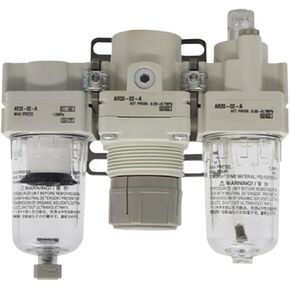 F.R.L. Units Air Combination Air Filter + Regulator + Lubricator AC-A Series AC20 AC30 AC20-02/02G/02C/02CG-A AC30-02-A(AC30-02-A) in Saudi Arabia