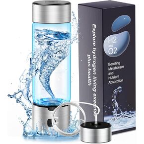 Hydrogen Water Bottle, SPE/PEM Technology Up to 2200PPB Hydrogen Water Bottle Generator, 460ml Portable Hydrogen Water Bottles for Home, Office, Travel and Fitness Drinking in Saudi Arabia