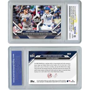 Topps 2024 Dual Aaron Judge & Shohei Ohtani 50-HR Hitters WS #863 - Graded GEM-MINT 10 Trading Card in Kuwait
