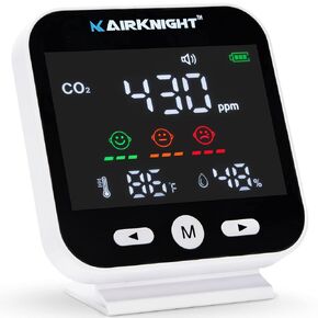 CO2 Monitor Indoor with Bonus Humidity & Temperature Readings | Carbon Dioxide Meter, Homebrewing - Carbon Dioxide Detector, Portable CO2 Detector, CO2 Meter Indoor, CO2 Sensor in Saudi Arabia