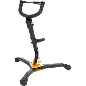 Keenso Saxophone Stand Stand Highted Sax Tripod Tripod ALTO ALTO ALTO ALTO مع أقدام مطاطية مضادة للمنزل والمرحلة الاستخدام in Kuwait