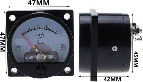 SO-45 AC MA AMMETER 47MMX47MM (5MA) in Saudi Arabia