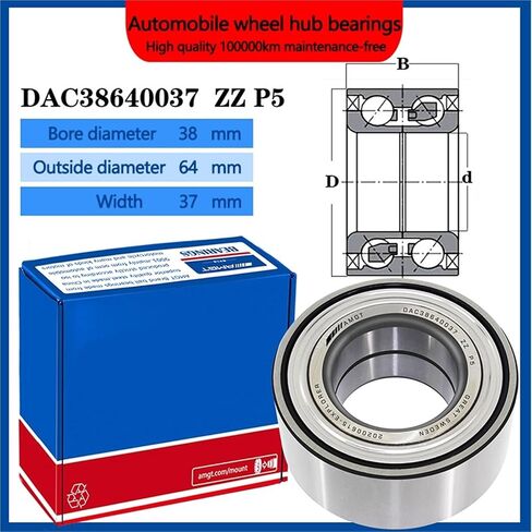 1Pcs Wheel Hub Bearing DAC38640037 38KWD01(DAC38640037-2RSP5) in Saudi Arabia