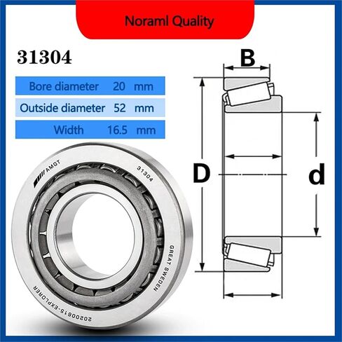 1Pcs Bearing 32006X 30304 32303 31304 32205 Tapering Bearing(30304P5) in Saudi Arabia