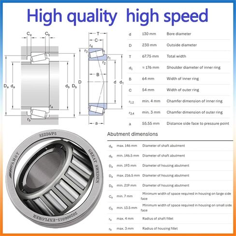 1Pcs Bearing 32226 31322 32320 Tapering Bearing(31322) in Saudi Arabia