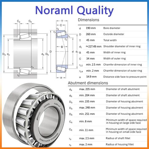 1Pcs Bearing 31319 32938X 33028 Tapering Bearing(33028) in Saudi Arabia