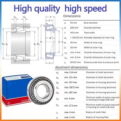 1Pcs Bearing 31319 32938X 33028 Tapering Bearing(33028) in Saudi Arabia