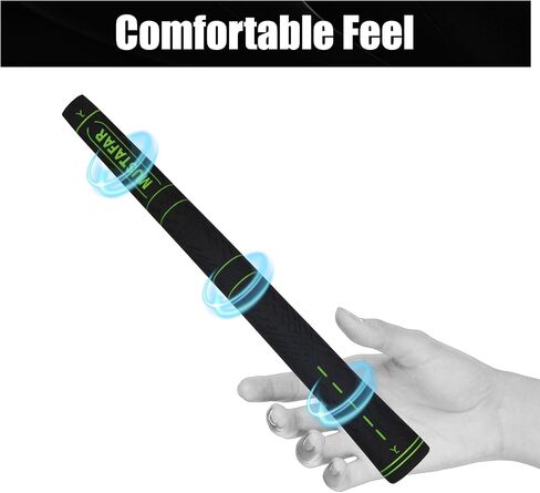 Mustafar Premium Rubber Midsoize Golf Grips 13 حزمة -جر محسّن ومتاحة مريحة ودائمة Golf Club Grips 4 ألوان متوفرة in Saudi Arabia