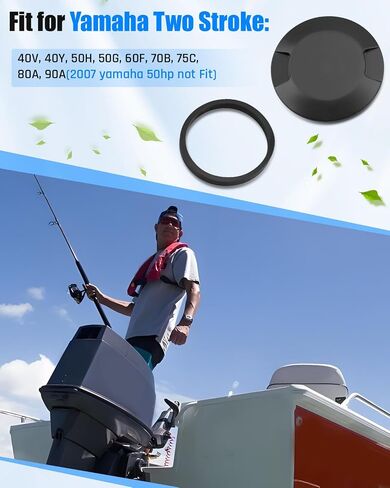 63D-2177H-00-00 Disk Cap 2 Fit for Yamaha Waverunner 2 Stroke Engine, Outboard Marine Parts, Replacement 63D2177H0000 in Saudi Arabia