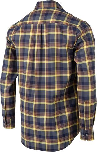 Beretta Men's Cadet Flannel Durable Soft Adjustable Casual Active Outdoor Hiking Plaid Button-Down Shirt with Chest Pockets in Saudi Arabia