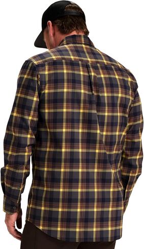 Beretta Men's Cadet Flannel Durable Soft Adjustable Casual Active Outdoor Hiking Plaid Button-Down Shirt with Chest Pockets in Saudi Arabia