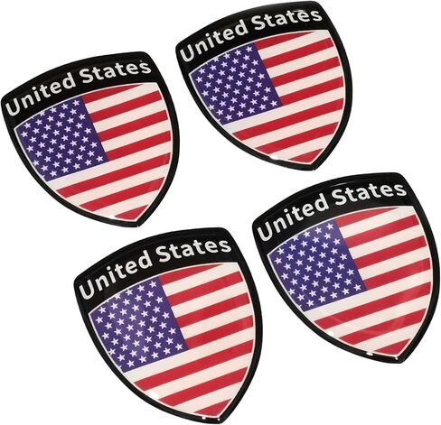 PTDecals 4 PCS 4x5CM Soft Flexible Epoxy Italy Italian Flag Emblem Sticker Decals for Vehicle Auto Car Motorcycle Helmet Home Decoration in Kuwait