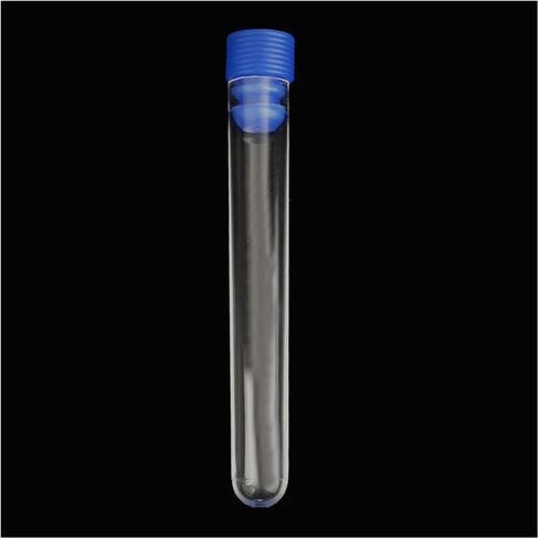 100pcs/lot 12 * 100 15 * 100mm 15 * 150mm Plastic Tubes with Cap Hard Transparent Plastic Test Tube with Caps(15x150mm) in Kuwait