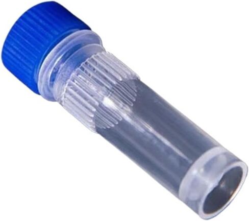 1 Pack 1ml Cryovial 10mm * 40mm PP Freezing Tubes Flat Bottom Croyvial on Laboratory Cryogenic Vials (No scale-2000pcs) in Kuwait