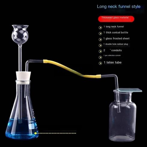Portable Carbon Dioxide Production Device - Simple Gas Generator Set with Conical Bottle and Accessories in Saudi Arabia