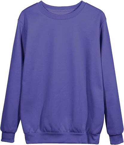 Crewneck Sweatshirts النساء طويل الأكمام غير الرسمية قمم الالتفاف الرياضية الضخمة بالإضافة إلى الحجم الأزياء الأزياء السقوط in Saudi Arabia