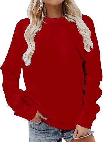 Crewneck Sweatshirts النساء طويل الأكمام غير الرسمية قمم الالتفاف الرياضية الضخمة بالإضافة إلى الحجم الأزياء الأزياء السقوط in Kuwait
