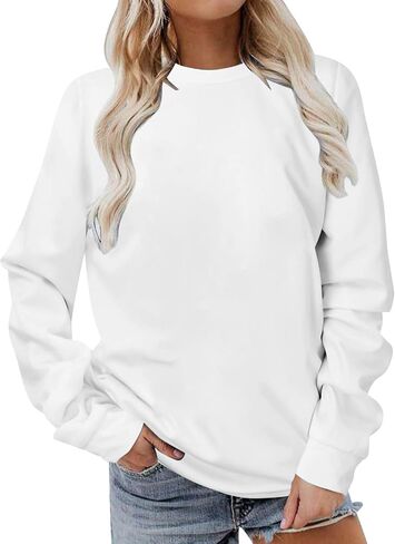 Crewneck Sweatshirts النساء طويل الأكمام غير الرسمية قمم الالتفاف الرياضية الضخمة بالإضافة إلى الحجم الأزياء الأزياء السقوط in Kuwait