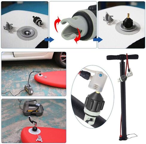 Tbest Zodiac Inflatable Boat Parts,Nw Pump Adapter Valve,Inflatable Pump Adapter with Conventional Standard air Valve Attachment for dinghies Standard Conventional air Pump Adaptor in Saudi Arabia
