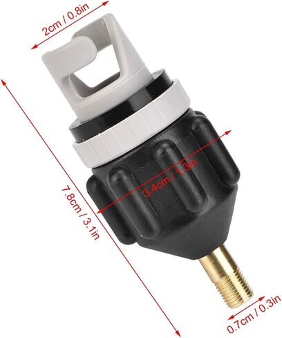 Tbest Zodiac Inflatable Boat Parts,Nw Pump Adapter Valve,Inflatable Pump Adapter with Conventional Standard air Valve Attachment for dinghies Standard Conventional air Pump Adaptor in Saudi Arabia