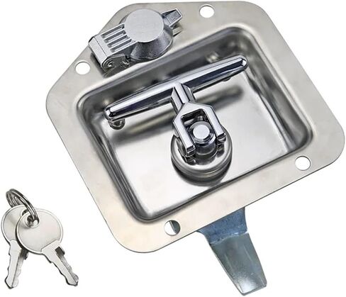 لوحة قفل صندوق قفل T-على شكل حرف T مربع Truck Stuff Stuff Box 1PCS (XG095-010-1-1) in Saudi Arabia