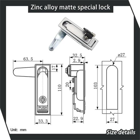 Use of Zinc Alloy Electrical Box Outdoor Flat Lock 1Pcs in Kuwait