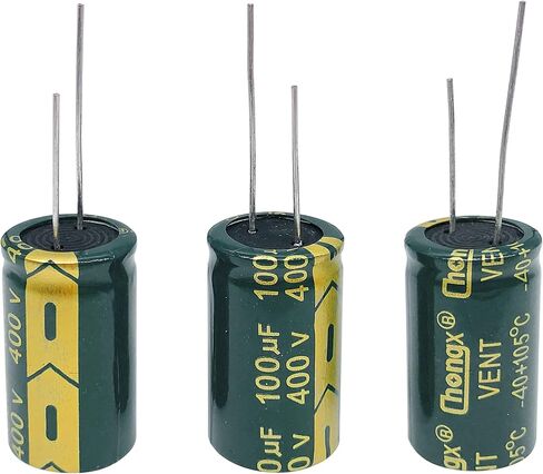 10PCS 400V 10UF Capacitor 10x17MM(0.39x0.67in) High Frequency Aluminum Electrolytic Capacitors for TV, LCD Monitor, Game in Saudi Arabia