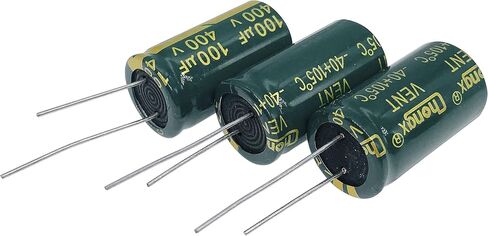 10PCS 400V 10UF Capacitor 10x17MM(0.39x0.67in) High Frequency Aluminum Electrolytic Capacitors for TV, LCD Monitor, Game in Saudi Arabia