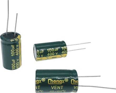 10PCS 400V 10UF Capacitor 10x17MM(0.39x0.67in) High Frequency Aluminum Electrolytic Capacitors for TV, LCD Monitor, Game in Saudi Arabia