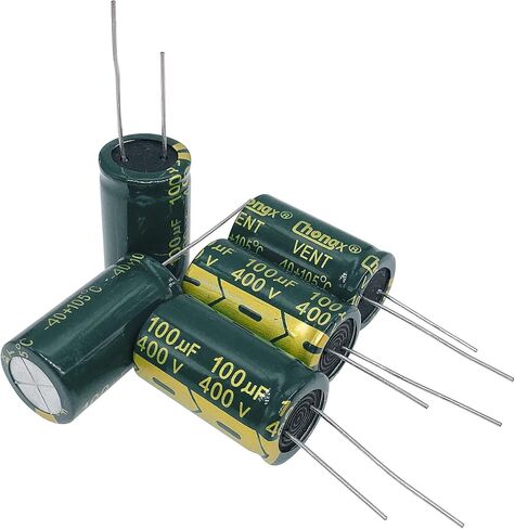 10PCS 400V 10UF Capacitor 10x17MM(0.39x0.67in) High Frequency Aluminum Electrolytic Capacitors for TV, LCD Monitor, Game in Saudi Arabia