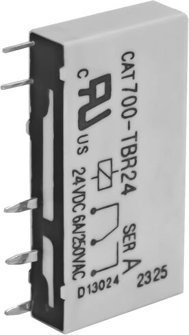700-TBR24 Relay (Pack of 12) - 6A 250VAC 24VDC 5Pins Power Relay for Allen-Bradley CAT700-TBR24 in Saudi Arabia