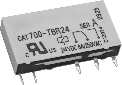 700-TBR24 Relay (Pack of 12) - 6A 250VAC 24VDC 5Pins Power Relay for Allen-Bradley CAT700-TBR24 in Saudi Arabia