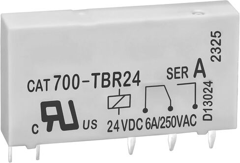 700-TBR24 Relay (Pack of 12) - 6A 250VAC 24VDC 5Pins Power Relay for Allen-Bradley CAT700-TBR24 in Saudi Arabia