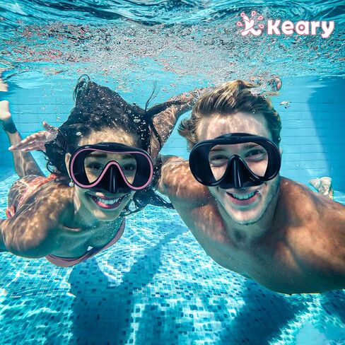 Keary Adult Swim Goggles with Nose Cover Swimming Goggles for Men Women Youth Diving Pool Water Goggles in Saudi Arabia