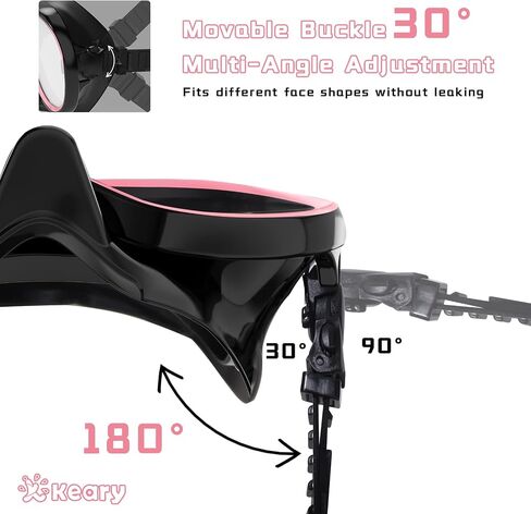 Keary Adult Swim Goggles with Nose Cover Swimming Goggles for Men Women Youth Diving Pool Water Goggles in Saudi Arabia