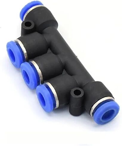 تركيبات 5pcs pneumatic موصلات أنبوب الهواء تجهيزات سريعة لضغط الماء 4 مم 6 ملم 8 10 12 14 16mm pu py pk pza (PM (5pcs) ، 14 ملم) in Kuwait