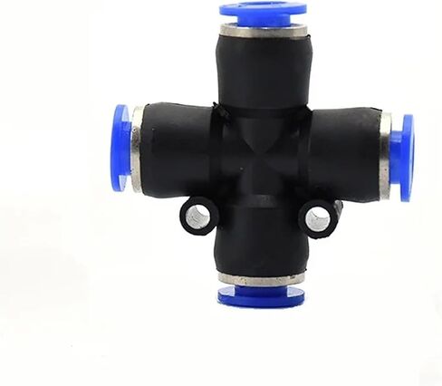 تركيبات 5pcs pneumatic موصلات أنبوب الهواء تجهيزات سريعة لضغط الماء 4 مم 6 ملم 8 10 12 14 16mm pu py pk pza (PM (5pcs) ، 14 ملم) in Kuwait