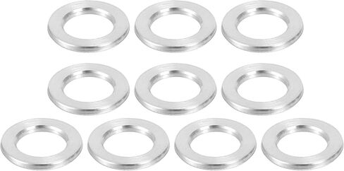 10 PCS M6 Universal Bicycle Brold Broom Brake Screw Washer - MTB Mountain Bike Bicecle Critave Balancer - Titanium Alloy Silver Tone in Saudi Arabia