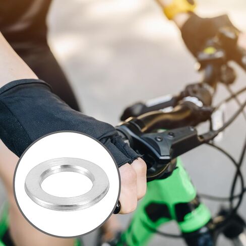 10 PCS M6 Universal Bicycle Brold Broom Brake Screw Washer - MTB Mountain Bike Bicecle Critave Balancer - Titanium Alloy Silver Tone in Saudi Arabia