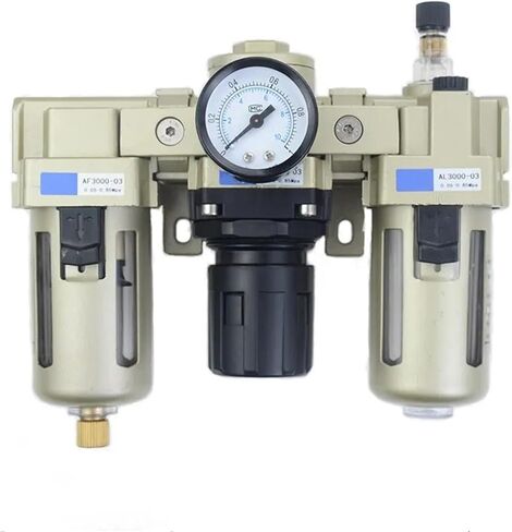 AC2000-02 1/4 "منظم الضغط مقياس لضاغط الهواء مرشح رطوبة زيت (AC3000-03 ، مرشح النحاس) in Saudi Arabia