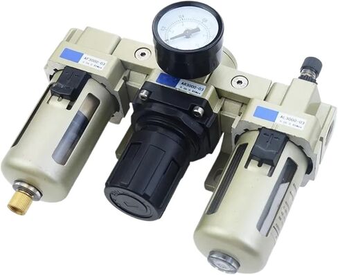 AC2000-02 1/4 "منظم الضغط مقياس لضاغط الهواء مرشح رطوبة زيت (AC3000-03 ، مرشح النحاس) in Saudi Arabia