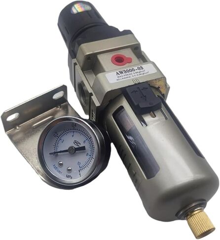 Aw3000-02 Aw3000-03d AW000-03 AW3000-02D Reducer Pneumatic Air Filter Pressure Regulator Filter Flow Speed Controller Switch(AW3000-03,Copper Filter) in Saudi Arabia