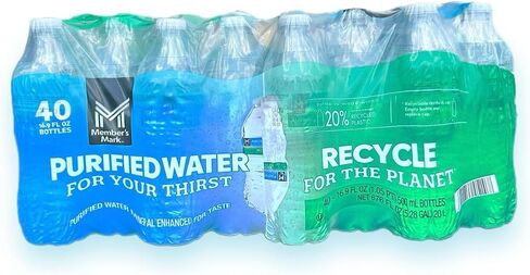 Waterpallets Generic MM (16.9 Oz) - 40 Bottles per Case -Full Pallet of Water 48 Cases (Total 1920 Bottles) delivered by Waterpallets in Saudi Arabia