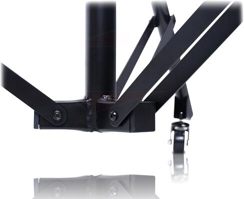 Griffin 11ft Tall Rolling Mic Boom Stand (Extended Xheight Edition) مع ذراع التلسكوبية وقاعدة ترايبود - Studio Microphone Wyped Stand للطبول العلوية ، والجوقة ، والتسجيل الصوتي in Saudi Arabia