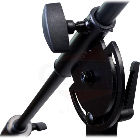 Griffin 11ft Tall Rolling Mic Boom Stand (Extended Xheight Edition) مع ذراع التلسكوبية وقاعدة ترايبود - Studio Microphone Wyped Stand للطبول العلوية ، والجوقة ، والتسجيل الصوتي in Saudi Arabia