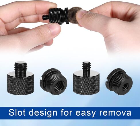 8 PCS MIC Stand Adapter ، MIC Metal Adapters-5/8 Female to 3/8 Male and 3/8 Feman in Saudi Arabia