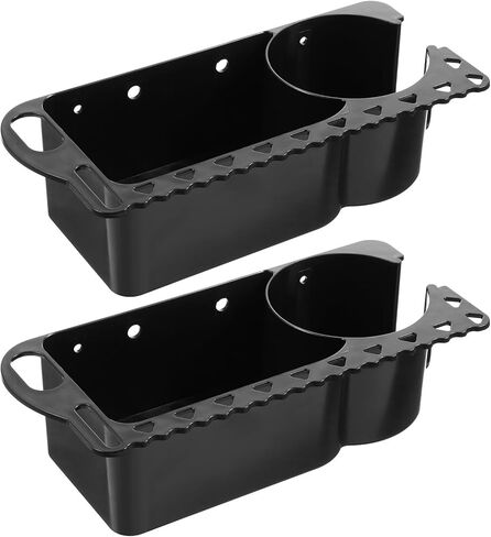 2 PCS Boat Caddy Organizer ، Marine Cup Holder Universal Fit for Bass Boat Kayak Pontoon Jon Boats Fishing Caddy Cabin in Saudi Arabia
