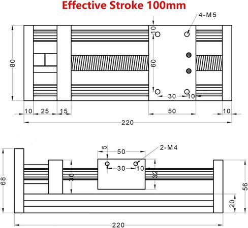 100mm 150mm 200 300 Mm Effective Stroke CNC Linear Guide Stage Rail Motion GGP SFU1204 1605 Ballscrew Slide Table 3D Printer XYZ(SFU1204,Effective Stroke 150) in Saudi Arabia
