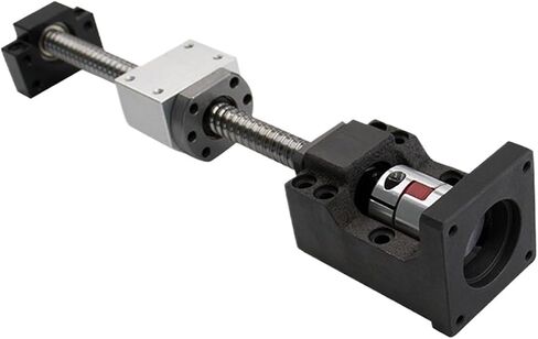 Ballscrew SFU1204 Kit 200-1000mm C7 Dia 12mm Pitch 4mm for CNC Parts Screw with Single Nut +BF10+HM10-57+DSG12H+Coupler(450mm) in Saudi Arabia